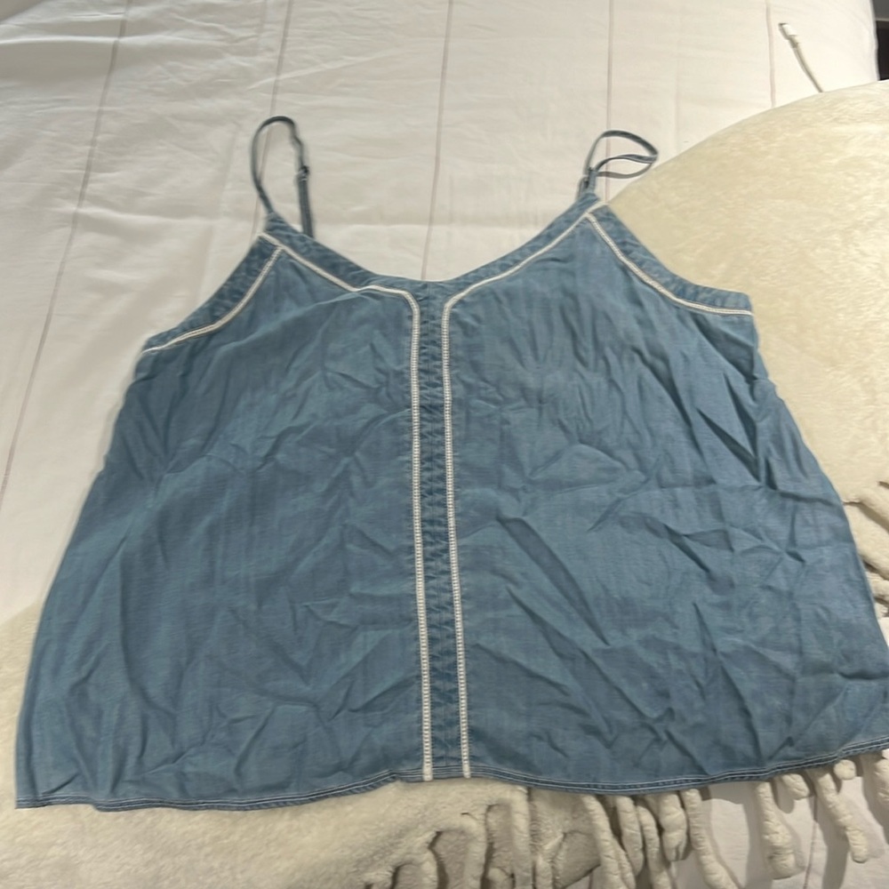 Chambray tank top